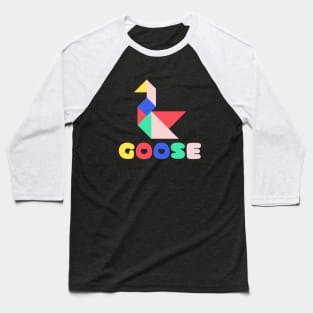 Origami Goose Baseball T-Shirt
